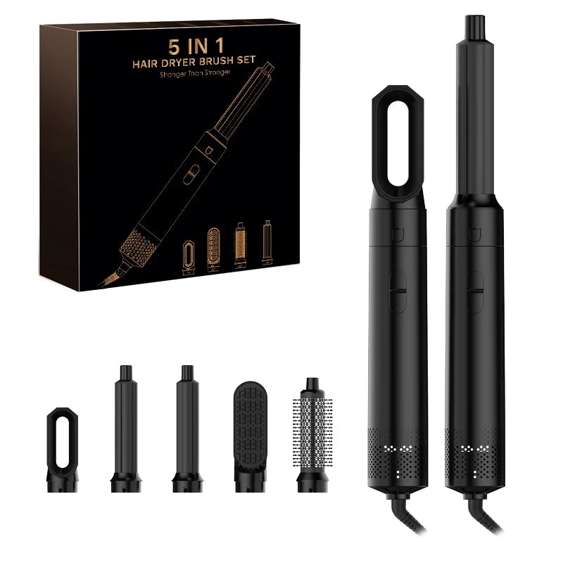 5-in-1 Hair Styling Set - Black