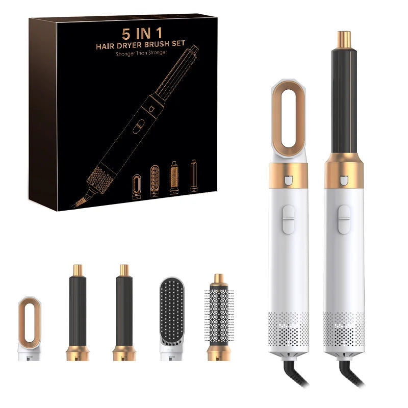 5-in-1 Hair Styling Set - White
