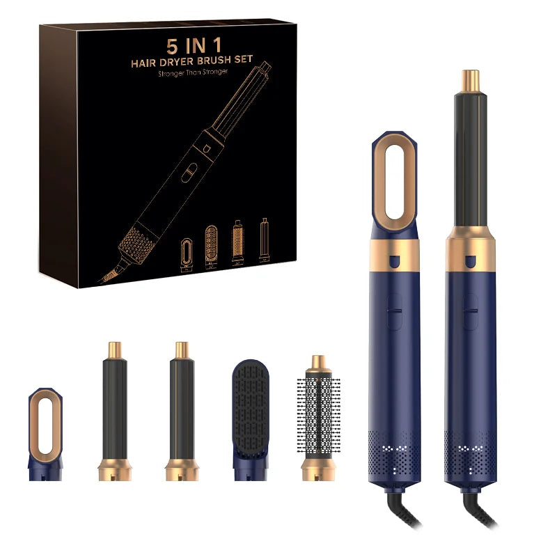 5-in-1 Hair Styling Set - Blue