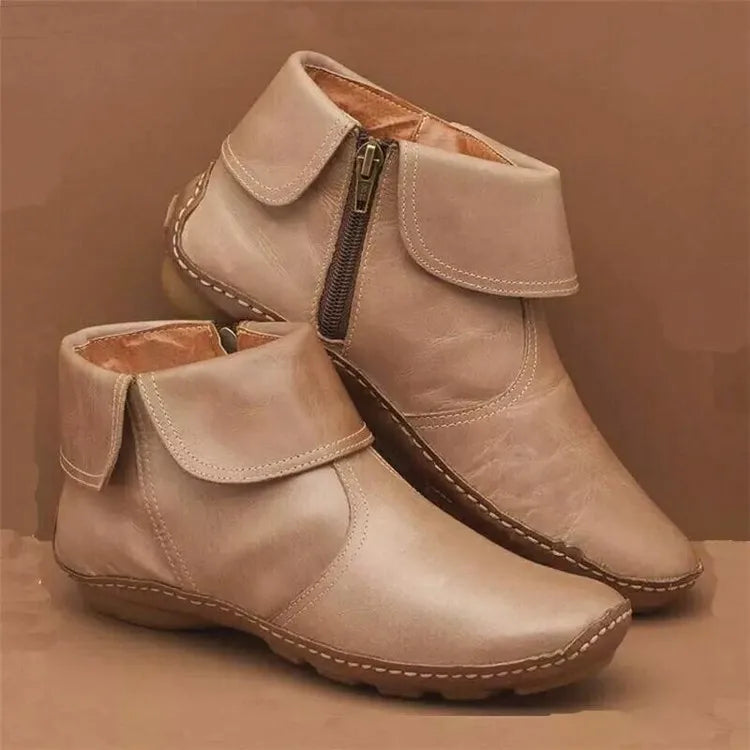 Active Women’s Leather Boots - khaki / 2
