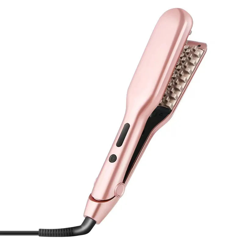 Ceramic Wave and Volume Hair Iron - Pink