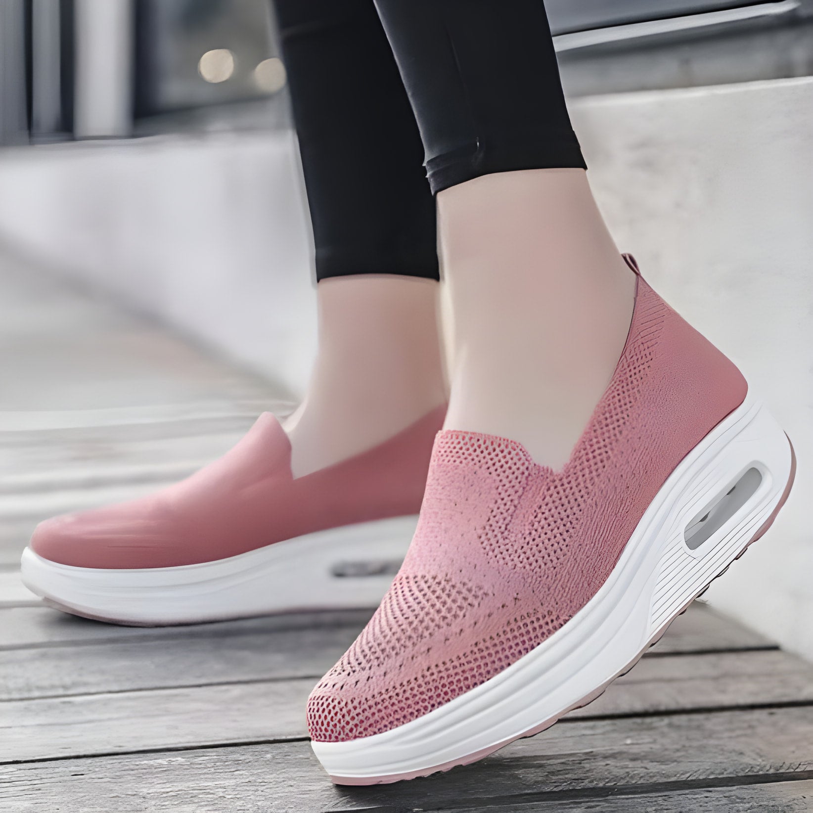 Comfortable Walking Shoes for Everyday - Pink / 2
