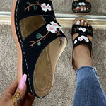 Embroidered Summer Sandals for Women - Vignette | Findsley