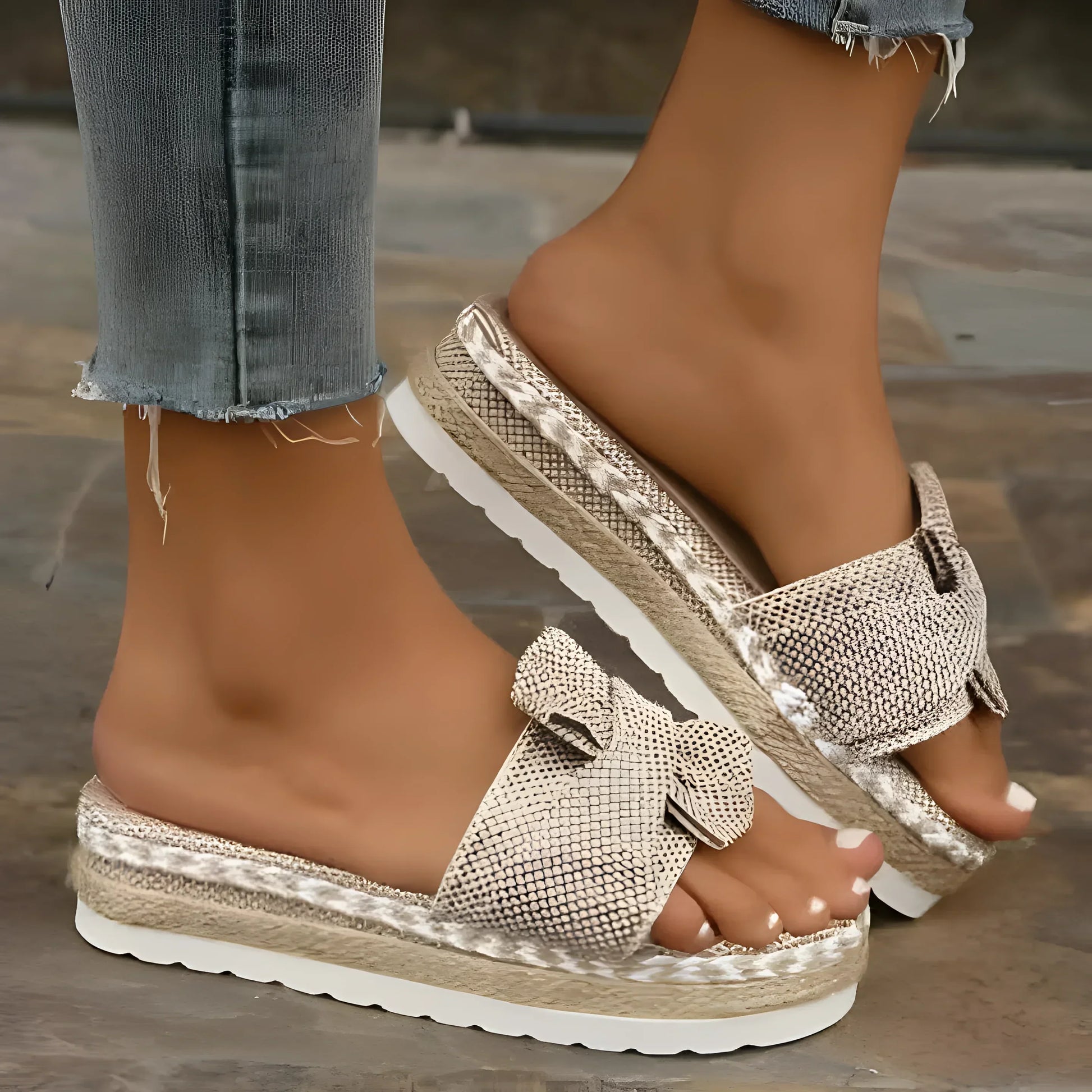 Everyday Comfort Sandals - Beige / 2