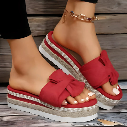 Everyday Comfort Sandals - Red / 2