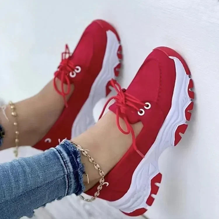 Everyday Women’s Sneakers - Red / 3