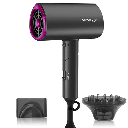 Foldable Hair Dryer For Home And Travel - Gray