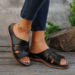 High Heel Leather Summer Sandals - Vignette | Findsley