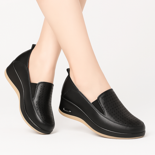 Leather Comfort Shoes Womens