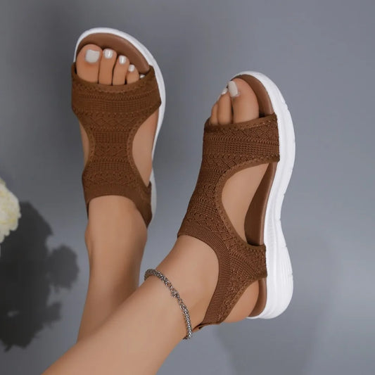 Platform Mesh Sandals
