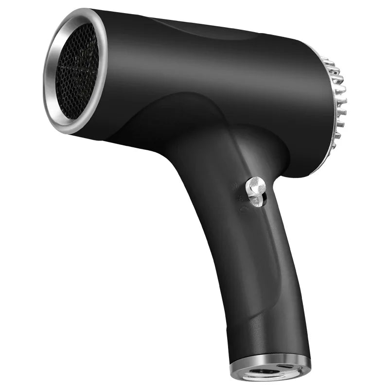 Wireless Portable Hairdryer - black