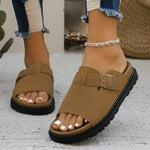 Womens Adjustable Cork Sandals - Vignette | Findsley