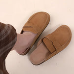 Womens Cork Mules Summer Shoes - Vignette | Findsley