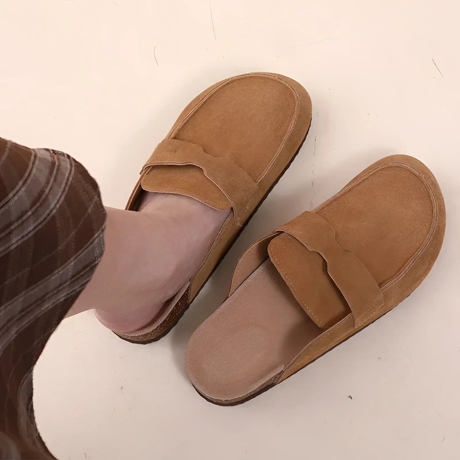 Womens Cork Mules Summer Shoes