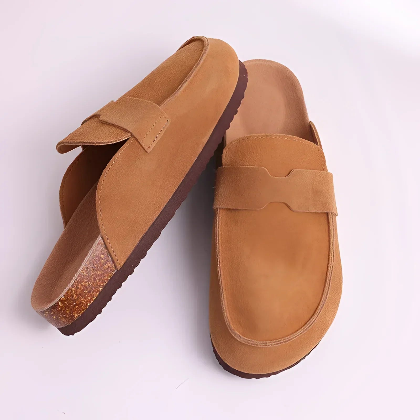 Womens Cork Mules Summer Shoes