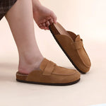 Womens Cork Mules Summer Shoes - Vignette | Findsley