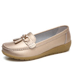 Womens Leather Moccasins - Vignette | Findsley