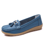 Womens Leather Moccasins - Vignette | Findsley