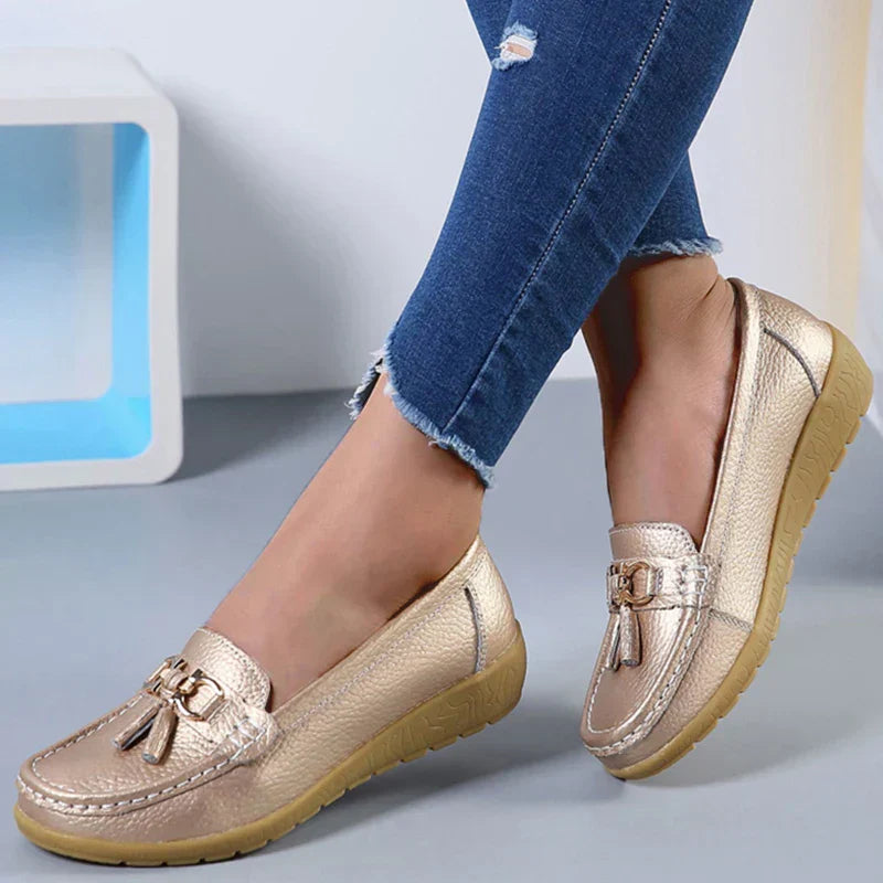 Womens Leather Moccasins