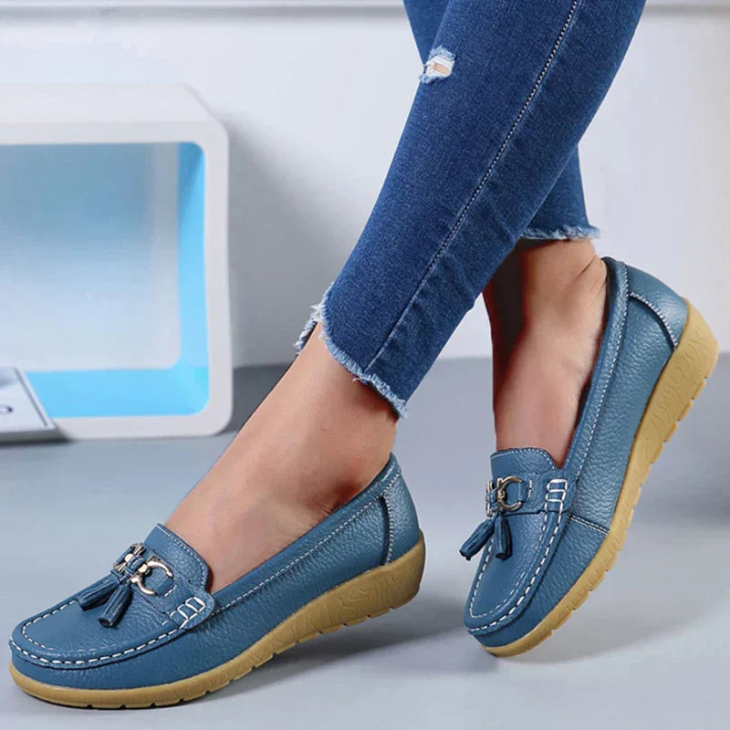 Womens Leather Moccasins