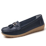 Womens Leather Moccasins - Vignette | Findsley