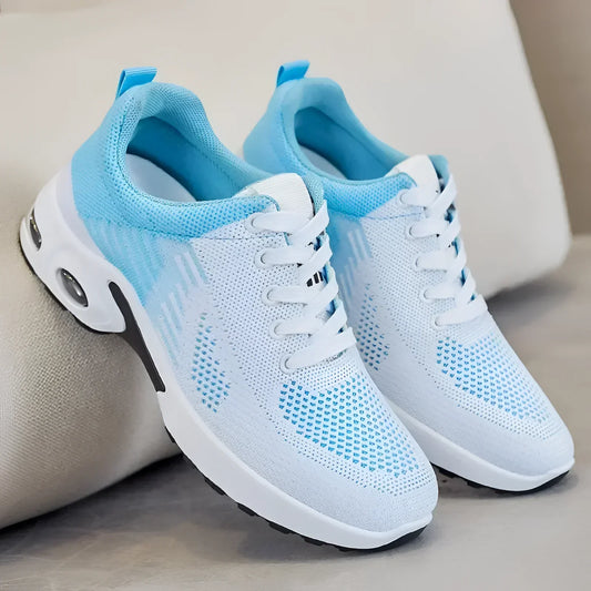 Women’s Lightweight Cushioned Running Shoes - Blue / 3