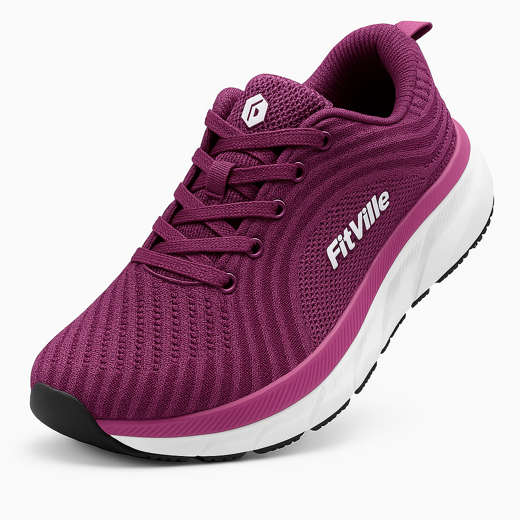 Women’s Lightweight Running Shoe - PURPLE / 2