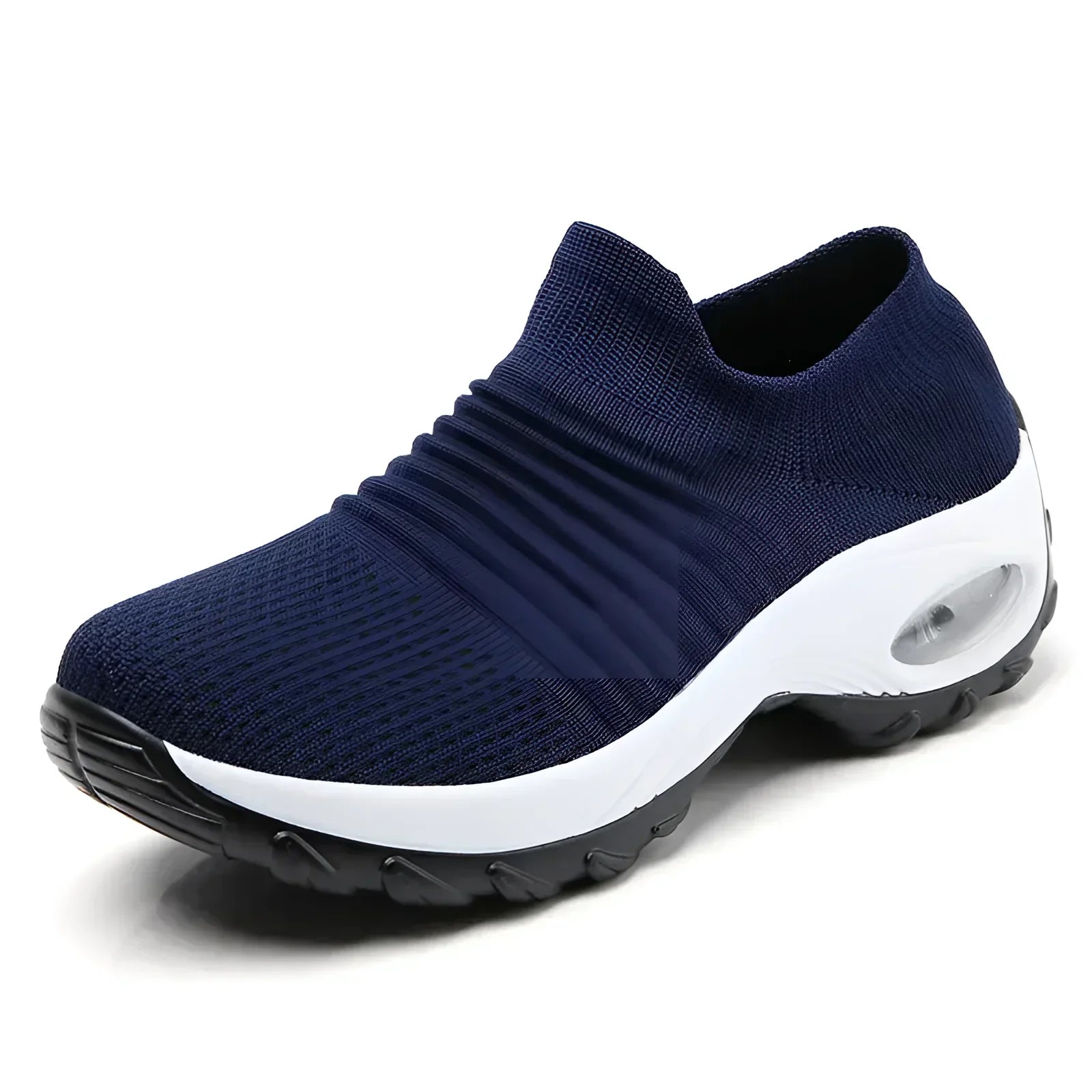 Womens Lightweight Walking Sneakers - Blue / 2